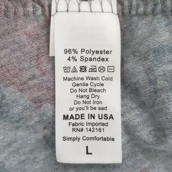 LuLaRoe Abstract Floral Fit & Flare Nicole Dress NEW NWT Size L - Picture 10 of 12